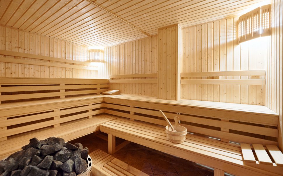 Le sauna de l’espace balnéo